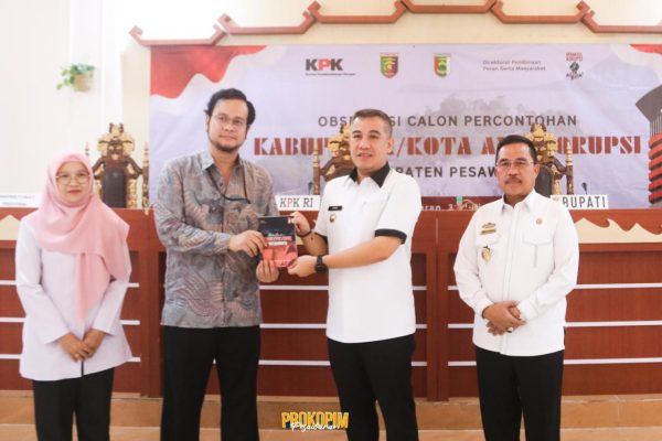Pesawaran Percontohan Anti-Korupsi Kabupaten/Kota Se-Lampung