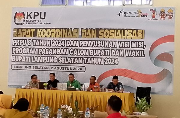 KPU Lamsel Gelar Sosialisasi Pencalonan Pilkada 2024