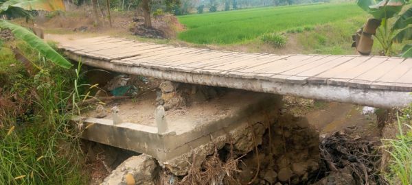 5 Tahun Rusak Jembatan Penghubung Desa Karya Mulyasari-Way Dadi Lamsel Tak Diperbaiki, Warga Minta Bupati Turun