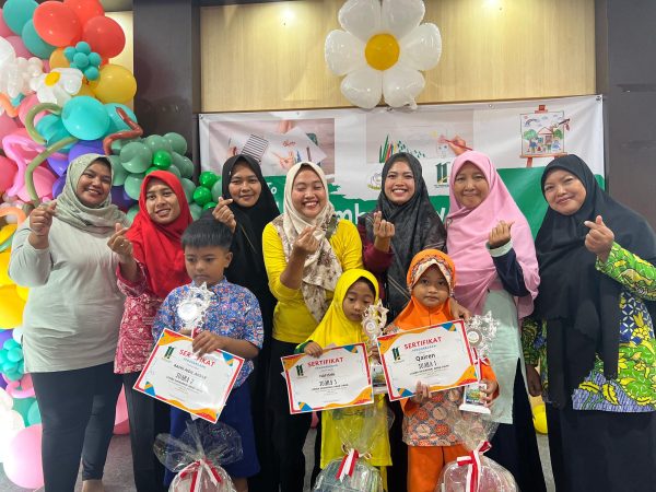 HUT ke-11, RSMB Tulang Bawang Gelar Lomba Mewarnai untuk Anak TK