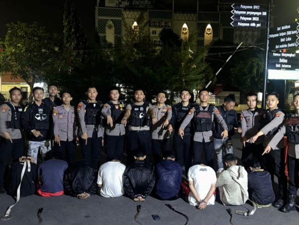 Bawa Celurit Pas Tawuran, 4 Remaja di Balam Langsung Ditetapkan Tersangka