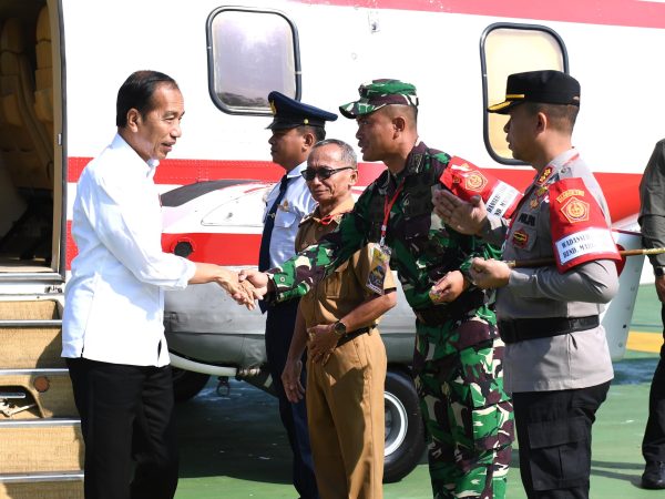 Resmikan Bendungan Margatiga, Jokowi Harap Produksi Pertanian Meningkat