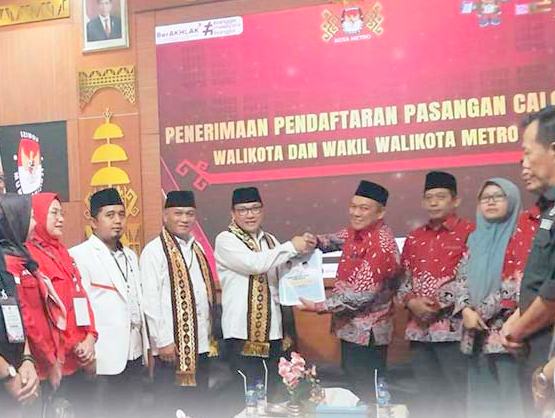 Koalisi Gemuk Wahdi Siradjuddin dan Qomaru Zaman Daftar KPU