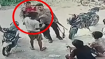 VIRAL Viral Polisi Bersenjata Laras Panjang Tampar Warga di Mesuji, Langsung Diperiksa Propam