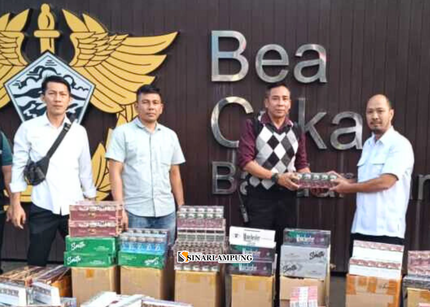 Polresta Bandar Lampung Bongkar Peredaran Rokok Ilegal Tanpa Cukai