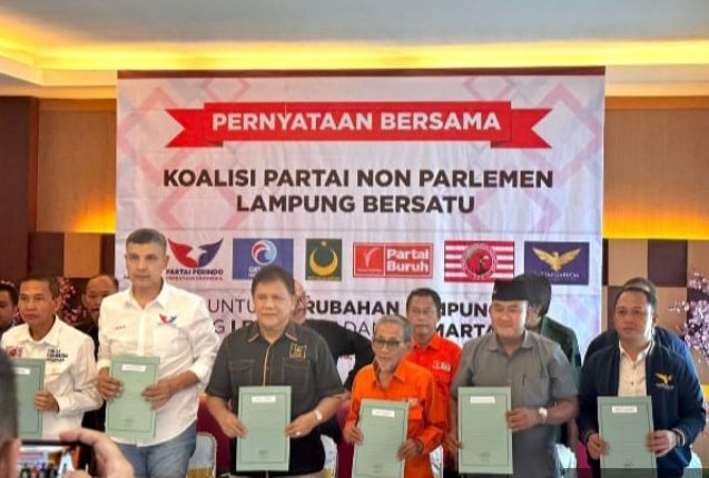 Koalisi Partai Non Parlemen Pecah Dua, Empat Partai Geser ke Arinal Djunaidi-Sutono 