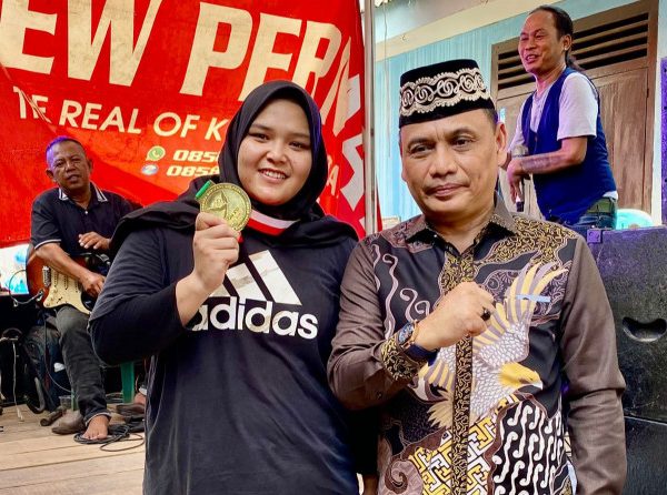 Peduli Olah Raga Calon Wali Kota Metro H Bambang Iman Santoso Apresiasi Atlet Judo Peraih Mendali Emas Asal Kota Metro Indah Permatasari