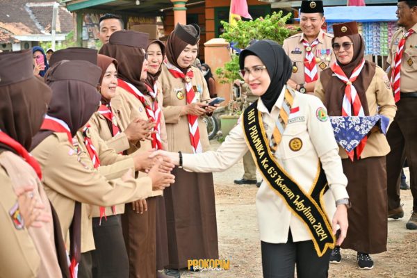 Ketua Kwarcab Pesawaran Dorong Anggota Pramuka Beradaptasi di Era Digital pada HUT ke-63 Pramuka