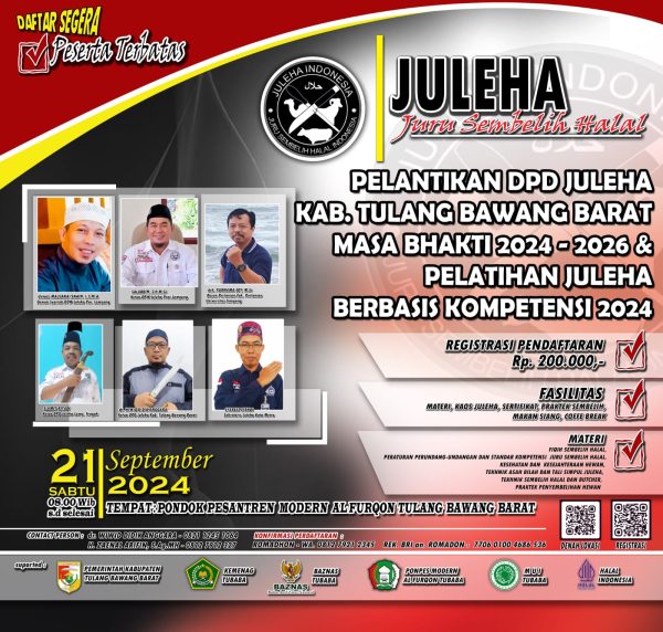 Juleha Lampung: Pemangku Kepentingan Komitmen, Sinergi, Kolaborasi Menyediakan Makanan Halal