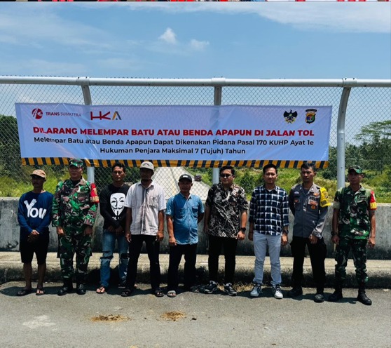 Pengelola Ingatkan Bahaya dan Sanksi Hukum Pelemparan Batu di Jalan Tol