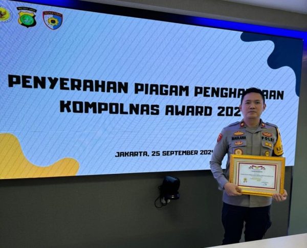 Kompol Maulana Mukarom Terima Kompolnas Award 2024, Pelayanan dan Respon Cepat