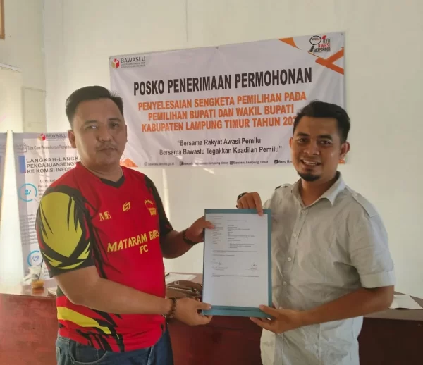 KPU Lampung Timur Dilaporkan ke Bawaslu Soal Dawam-Ketut