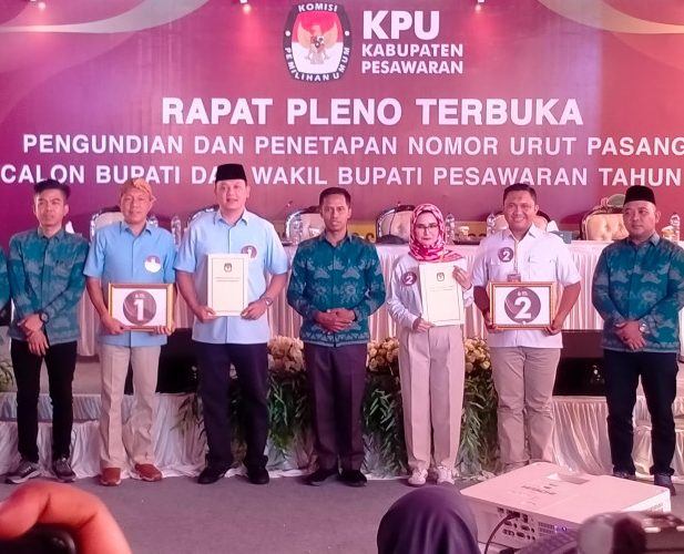 Aris Sandi-Supriyanto Nomor Urut 1 Nanda Indira-Antonius Nomor 2