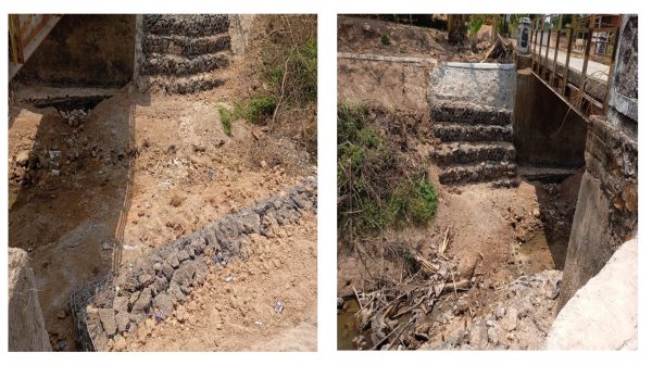 Proyek Siluman Pemasangan Bronjong Jembatan Desa Sukamaju Way Sulan: Kualitas dan Materialnya Dipertanyakan