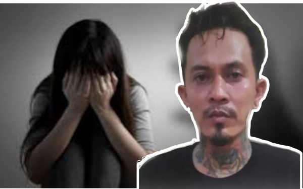 Pria Bertato di Lamsel Nodai Anak Tiri