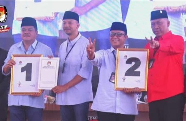 Musa Ahmad-Ahsan Nomor Urut 1 Ardito-Komang Nomor 2