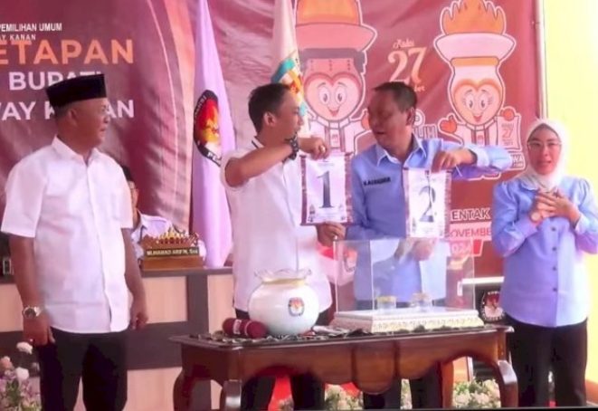 Kadapi-Cik Raden Nomor Urut 1 dan Ali Rahman-Ayu Nomor 2