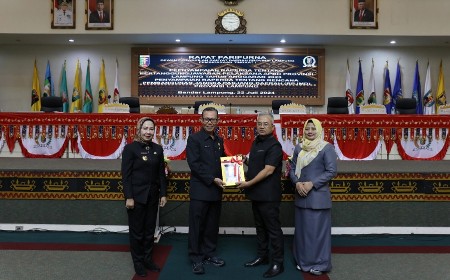 DPRD Lampung Paripurna Penyusunan RPJPN dan RPJPD