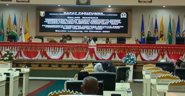 DPRD Lampung Usulkan Lima Pimpinan Definitif Periode 2024-2029 ke Kemendagri