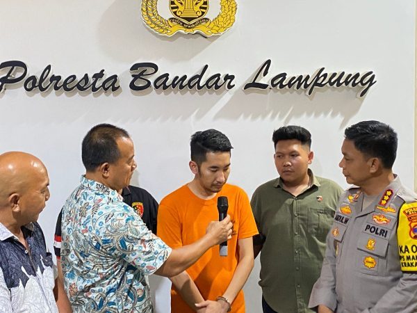 Usai Viral Aniaya Selegram Aditya Kini Tersangka dan Ditahan di Polresta Bandar Lampung