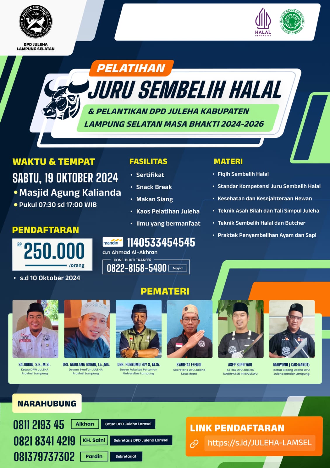 DPD Juleha Se-Provinsi Lampung Akan Terbentuk 90 Persen Tahun 2024