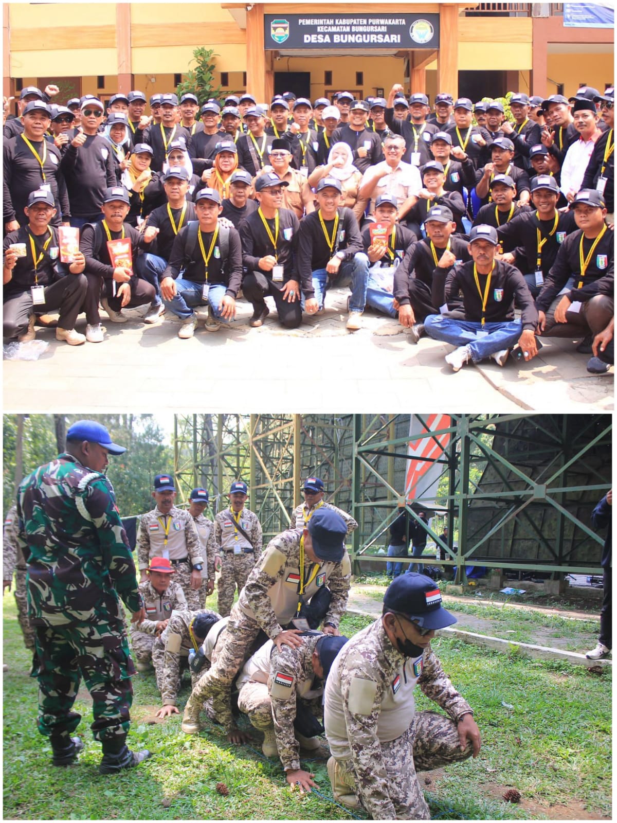 121 Kepala Pekon se Kabupaten Pringsewu menjadi peserta Study Tiru dan Bela Negara di Rindam III/Siliwangi