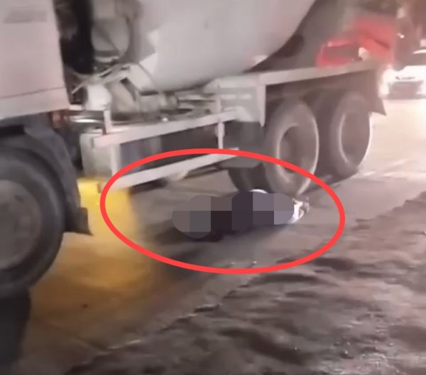 Pengendara Wanita Tewas Terlindas Truk Molen di Bandar Lampung