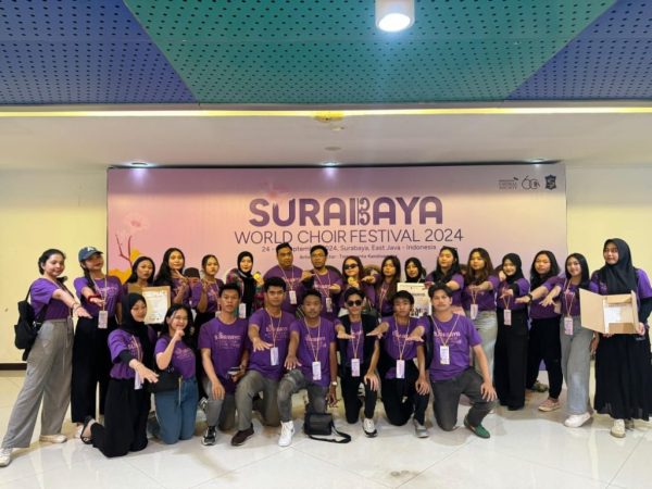 PSM Unila Raih Mendali World Choir Festival 2024 Surabaya
