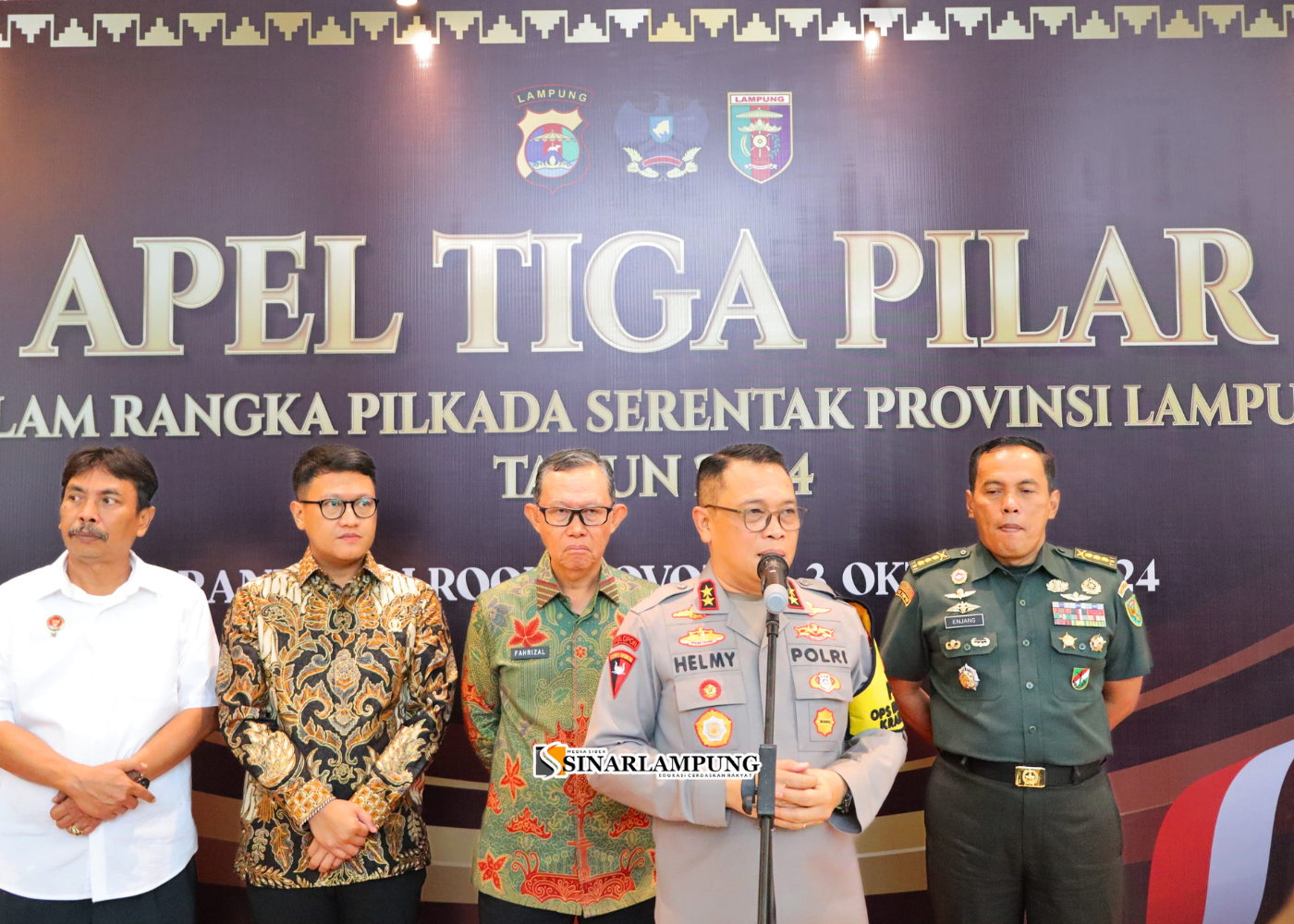 Kapolda Lampung Getarkan Semangat Persatuan untuk Pilkada 2024 Damai