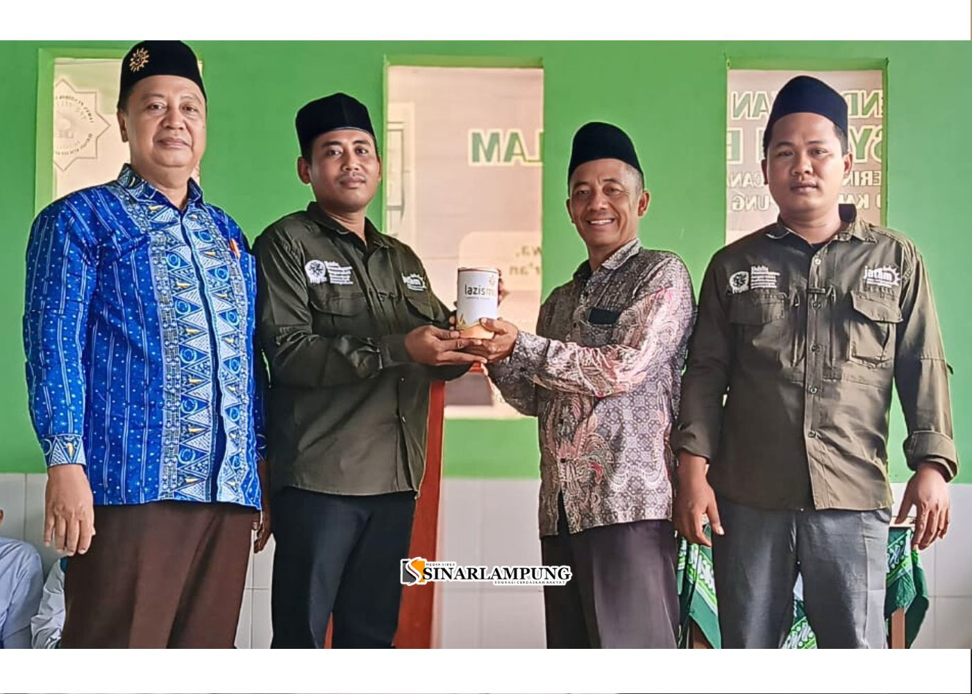 MPM JATAM Lamsel dan Lazismu Tebar 100 Kaleng Infaq