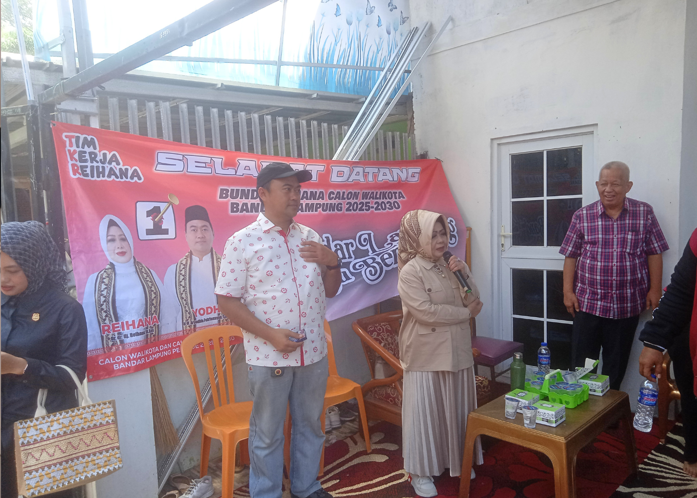 Reihana – Aryodhia Akan Tingkatkan Insentif RT, Kaling dan Linmas Jika Terpilih