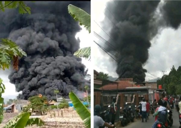 Gudang BBM Ilegal Terbakar di Umbul Kunci Tak Berizin, Lima KK Ikut Terdampak