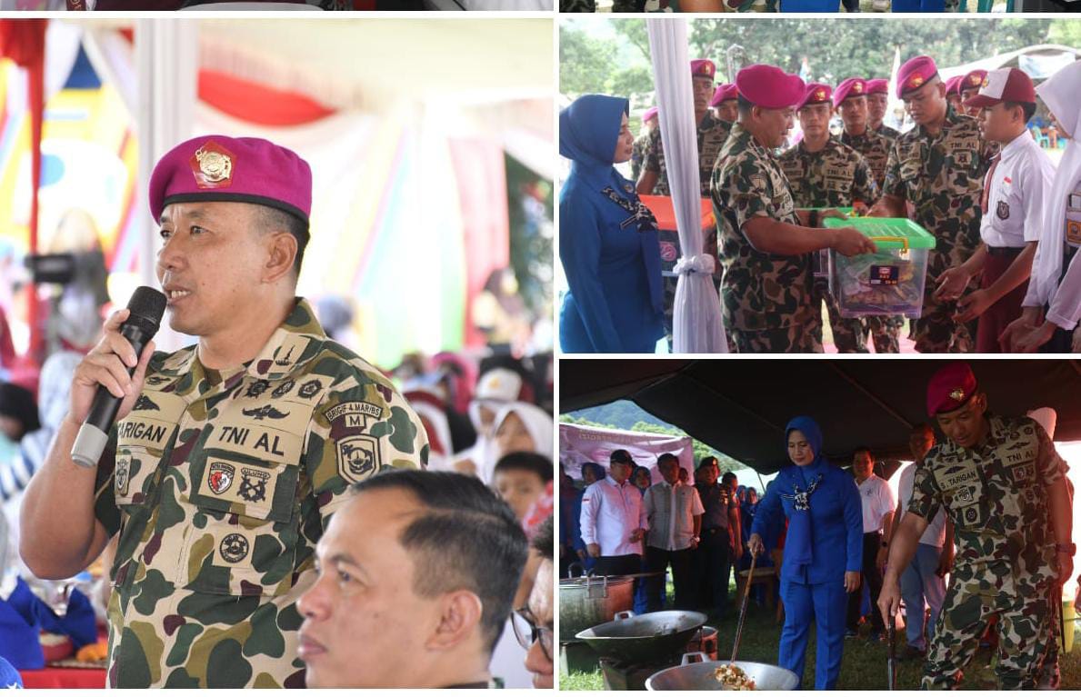 Sambut HUT ke 79 Korps Marinir, Brigif 4 Mar/BS Gelar Baksos dan Bakkes