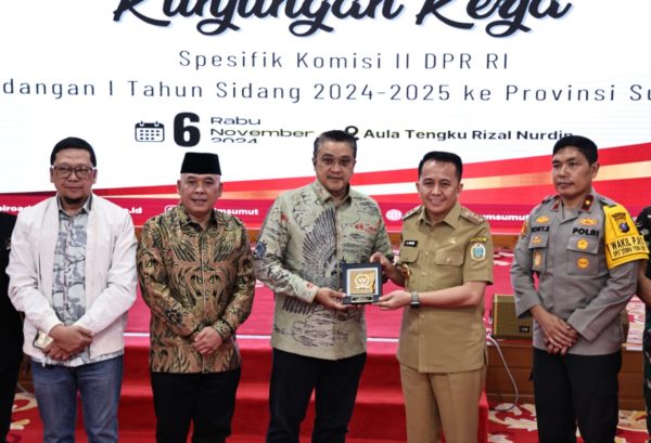 Komisi II DPR-RI Apresiasi Dukungan Pemprov Sumut Pada Pilkada Serentak 2024