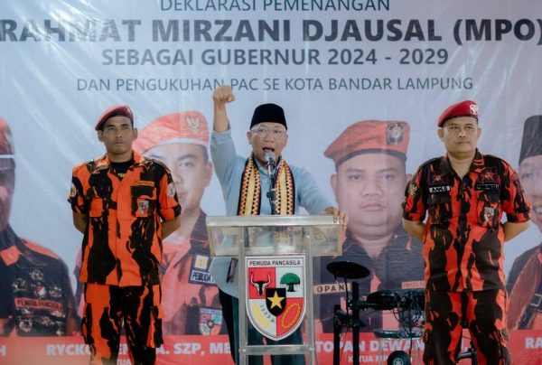 Rahmat Mirzani Djausal Sebut Pemuda Pancasila Menjadi Garda Terdepan Menuju Indonesia Emas