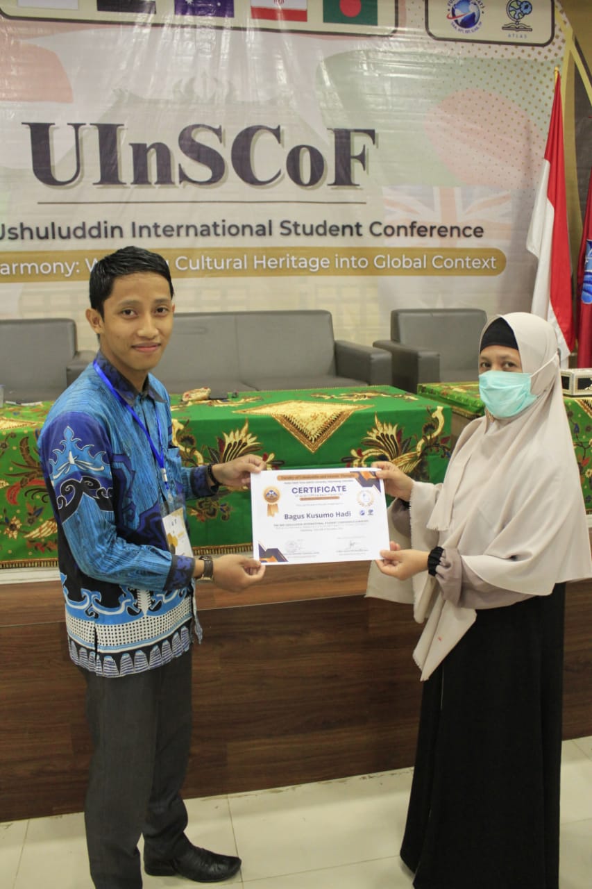 Mahasiswa Magister Hukum Keluarga Islam Raih The Best Speaker di Konferensi Internasional UinSCof