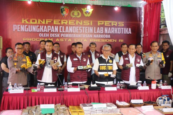 Polri Bongkar Jaringan Clandestine Lab Narkoba Senilai Rp1,5 Triliun di Bali