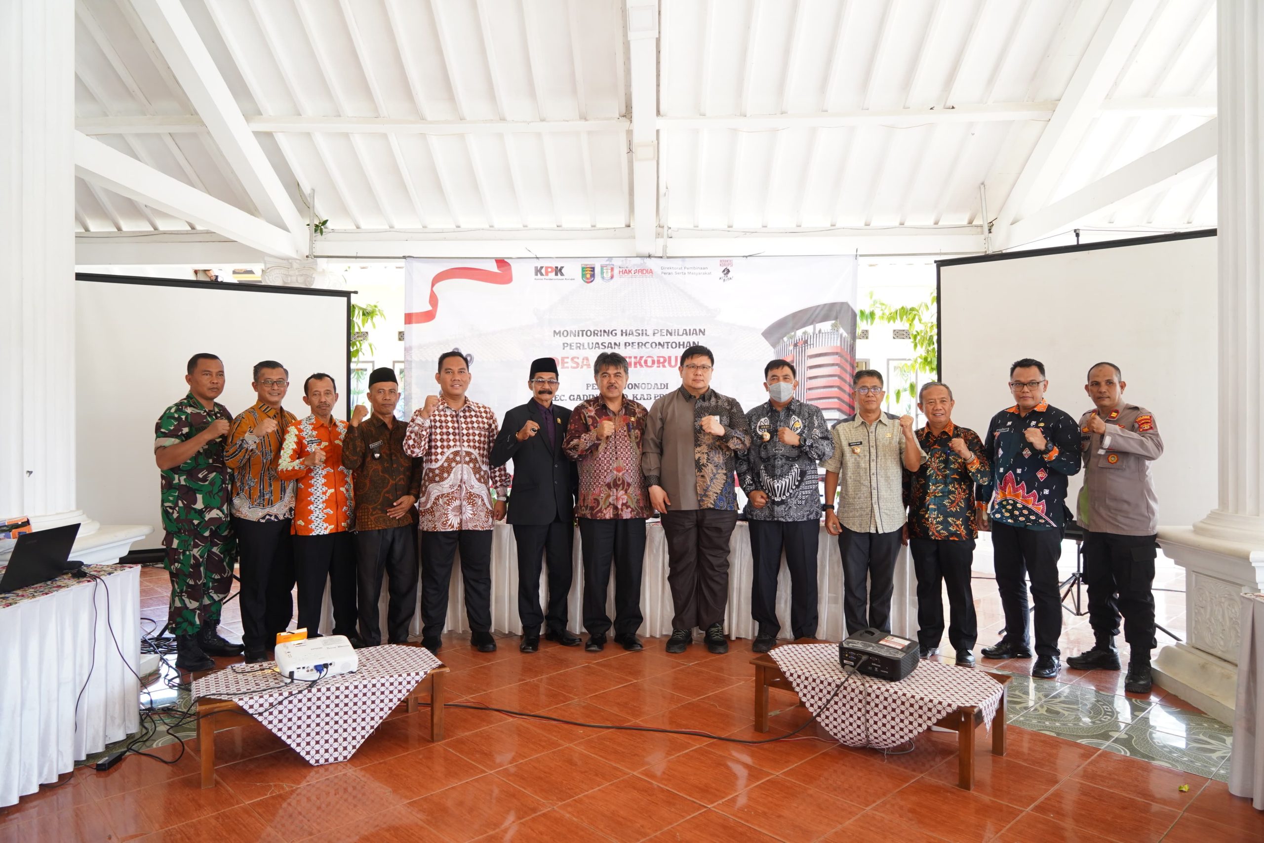 KPK RI Monitoring Hasil Penilaian Perluasan Percontohan Desa Anti Korupsi di PringsewuÂ