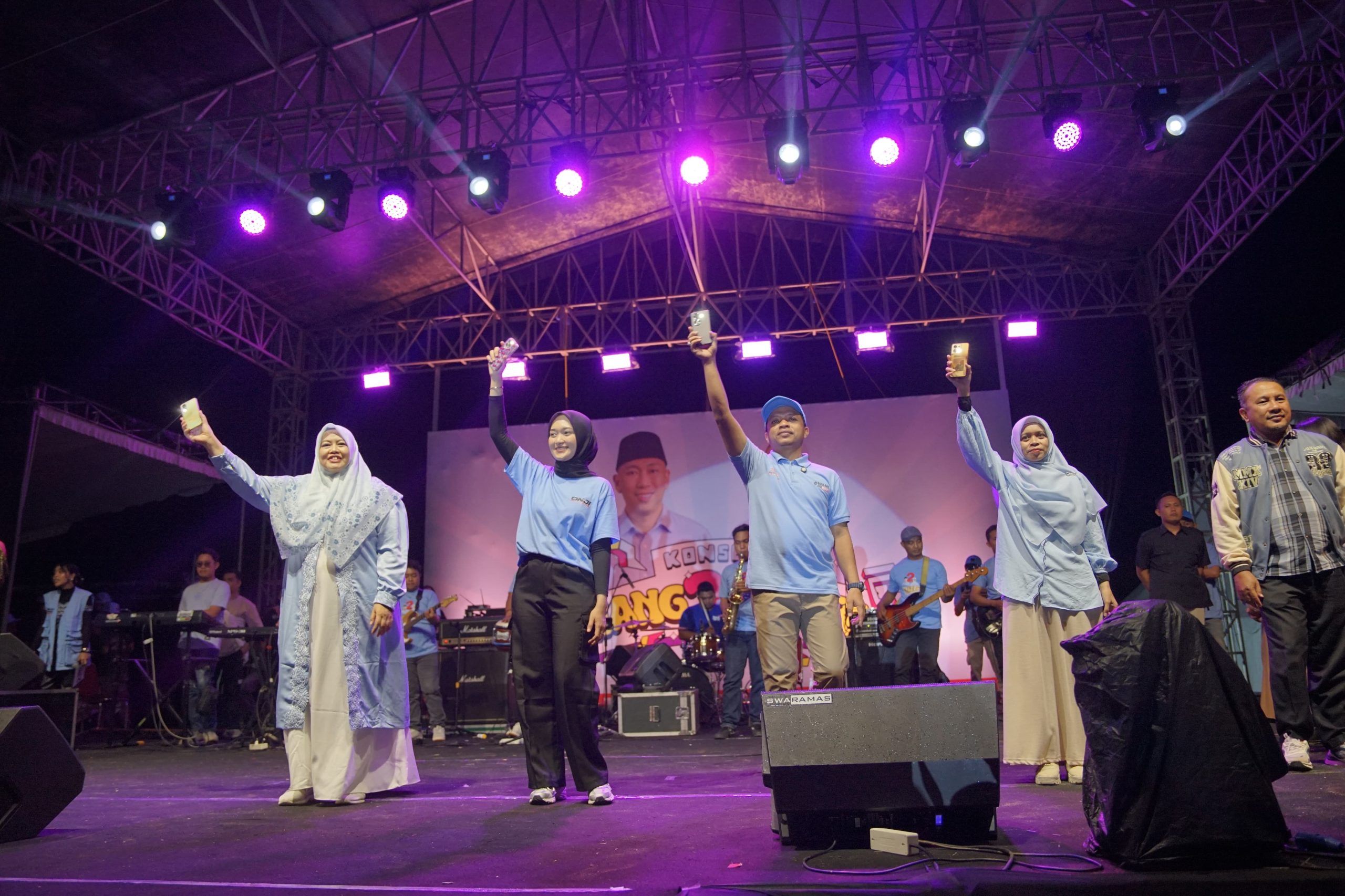 “Kue Cucur” Meluncur di Pringsewu, Ajak Pilih Pemimpin Visioner