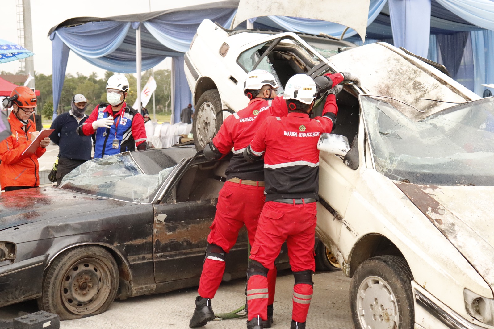 HKA Gelar Lomba Penanganan Kecelakaan Lalu Lintas Tingkat Nasional di Tol Bakter