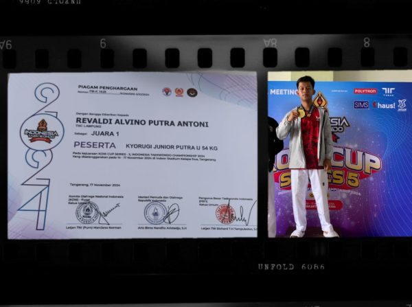 Siswa SMAN 3 Bandar Lampung Revaldi Alvino Putra Antoni Raih Medali Emas Piala KONI Series 5 Banten