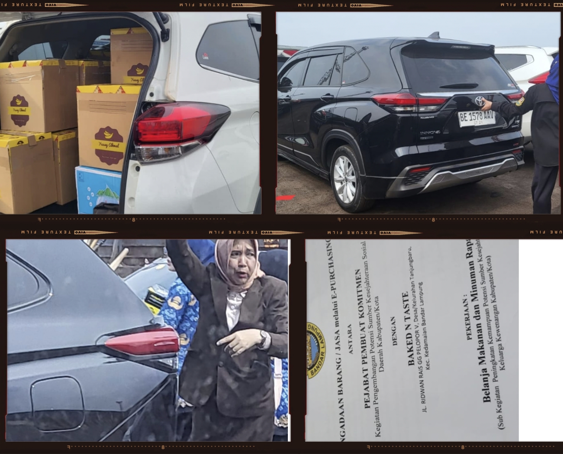 Acara Tabur Bunga HUT Pahlawan di Pelabuhan Panjang Dinodai Aksi Tilep Kue Kotak Oknum Pejabat Dinas Sosial Kota Bandar Lampung 