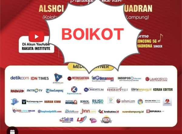 Catut Nama Media Sebagai Partner dan Bersikap Sombong Pada Wartawan Rakata Institute Terancam Diboikot? 