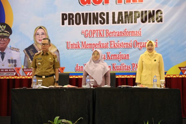 Maidawati Retnoningsih Samsudin Buka Konferensi Daerah Gabungan Organisasi Penyelenggara Taman Kanak-Kanak Indonesia Provinsi Lampung
