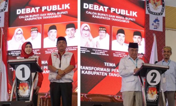 KPU Tanggamus Putuskan Debat Publik Kedua Paslon Bupati dan Wakil Bupati Tanggamus di Pilkada 2024 di Tiadakan 