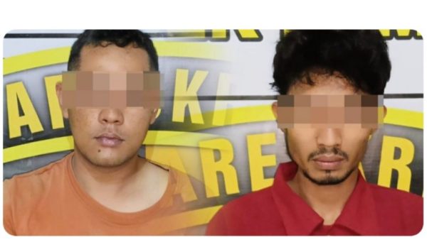Dua Garong Gasak Barang Berharga Senilai Rp68 Juta dari Rumah Kosong di Langkapura