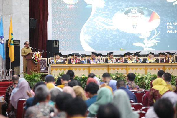 Dies Natalis Unila ke-59, Pj. Gubernur Lampung Samsudin Dorong Unila Jadi Institusi yang “Be Strong” dalam Kualitas Akademik, Riset, dan Inovasi