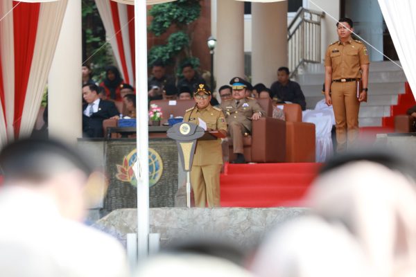 Peringatan Hari Agraria dan Tata Ruang Tahun 2024, Pj. Gubernur Samsudin Ajak Jajaran BPN Lampung Bekerja dan Berkarya Wujudkan Indonesia Emas 2045