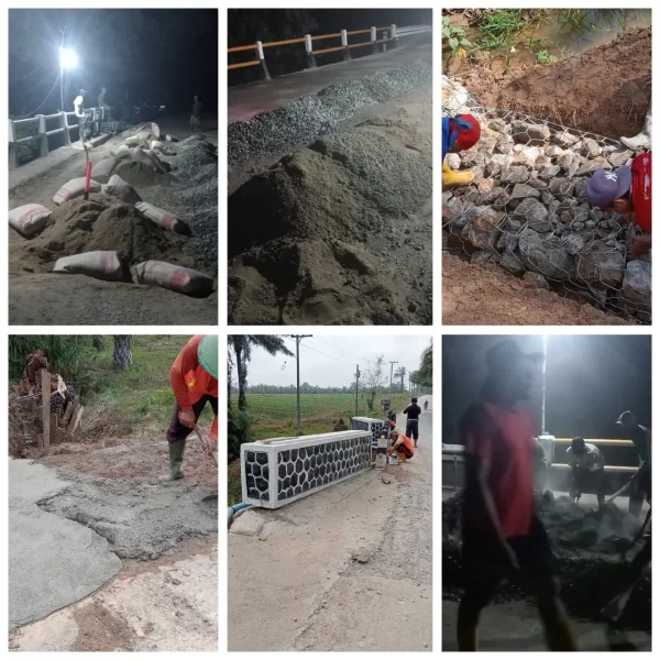 Lapor Pak Kadis BMBK, Rehab Dua Jembatan Rp500 Juta di Lampung Tengah Asal Jadi?
