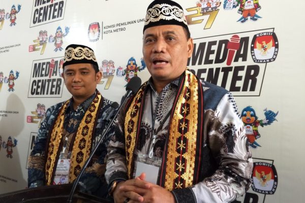 Bambang Iman Santoso dan M Rafieq Adi Pradana Walikota dan Wakil Walikota Metro Yang Baru